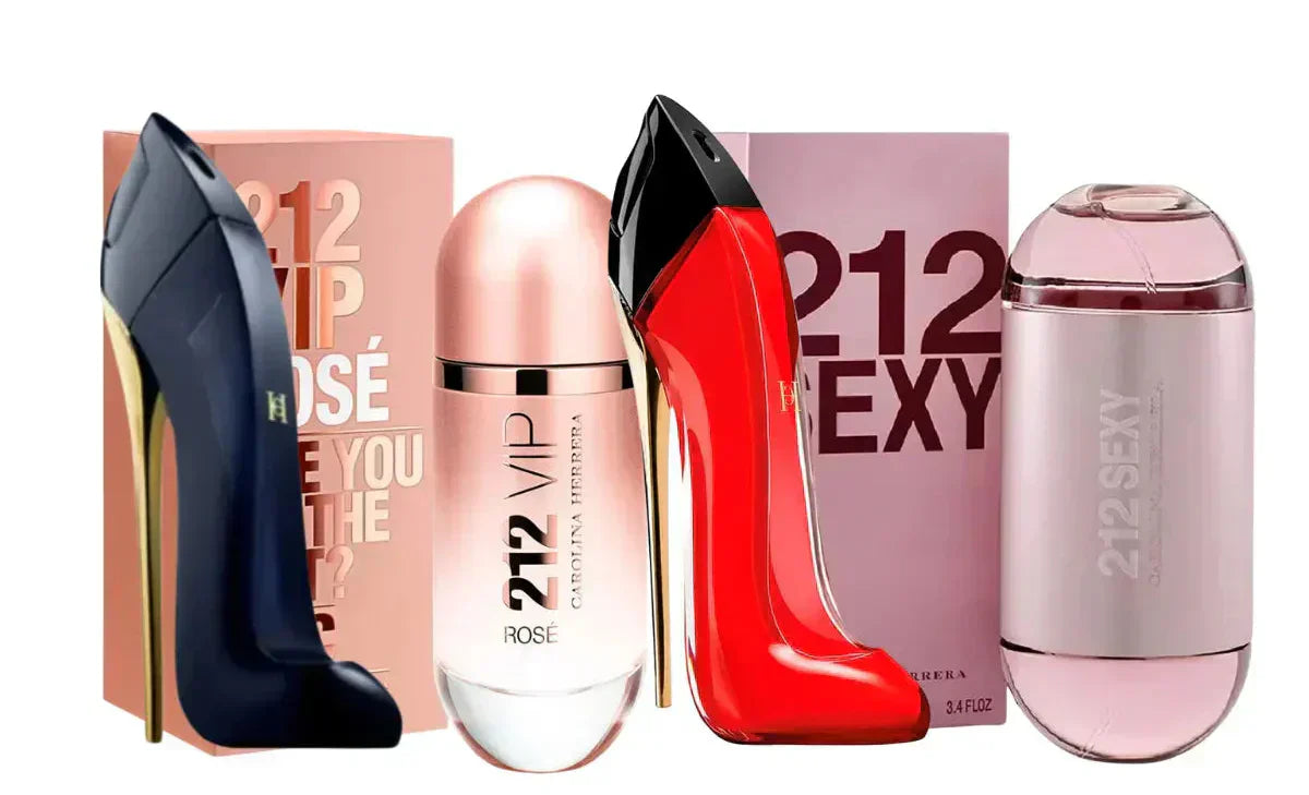 Set 4 parfumov | Good Girl, Good Girl Very, 212 Vip Rose, 212 Sexy