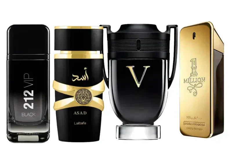 Set 4 parfumov | Asad, One Million, Invictus Victoru, 212 Vip Black