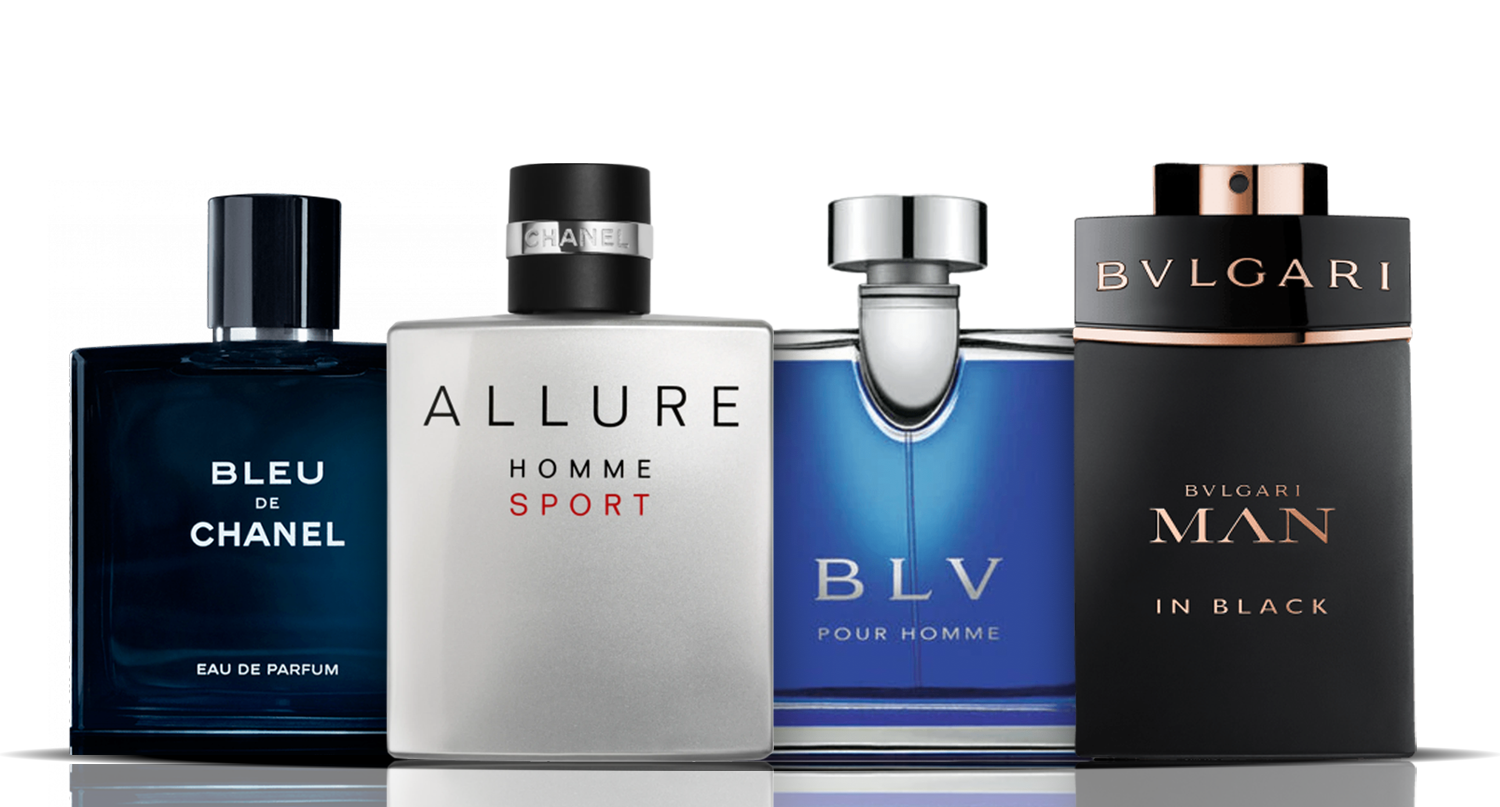 Set 4 parfumov | Bleu de Chanel + Allure Sport + BLV + Bvlgari Man in Black 100ML