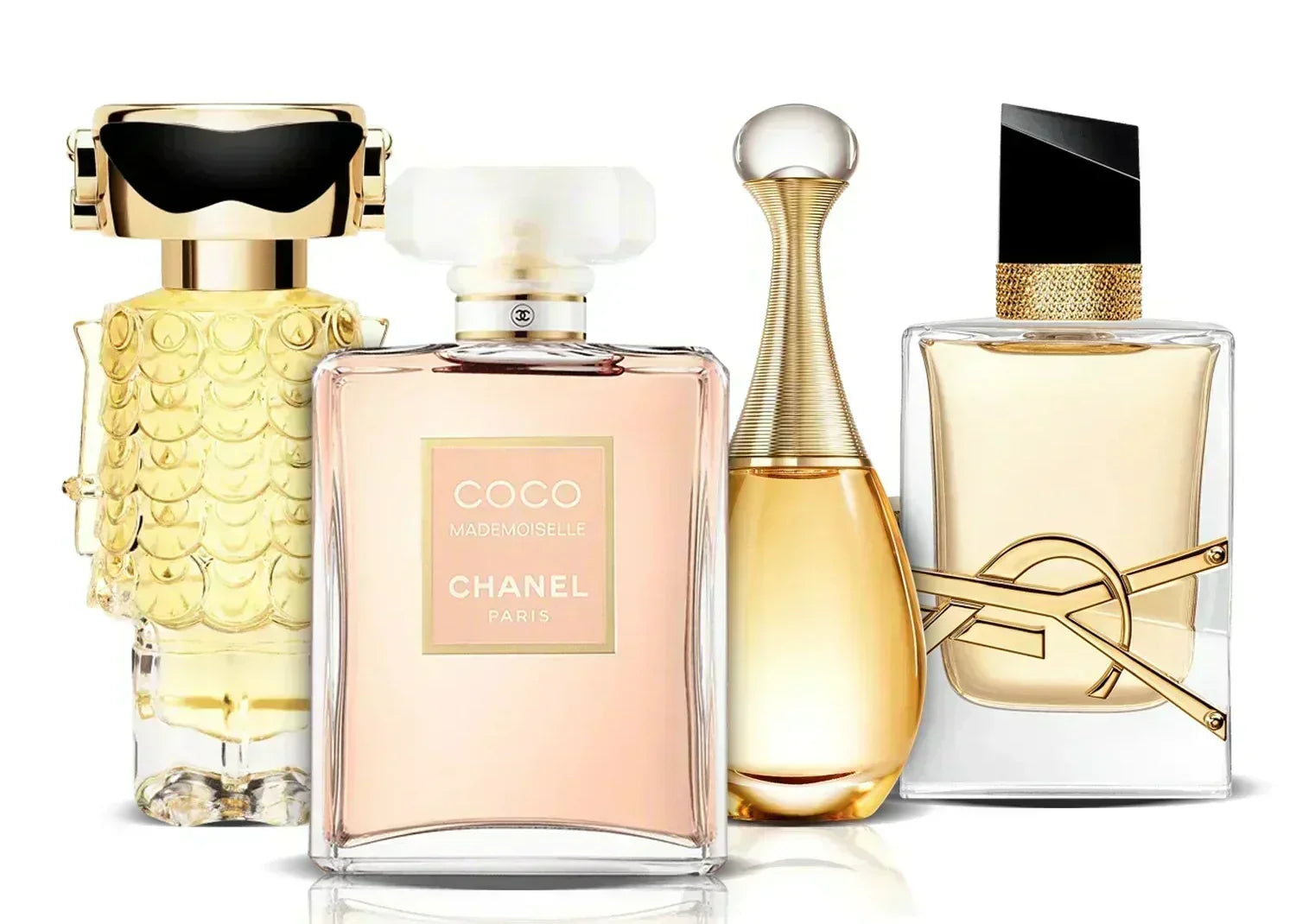 Set 4 parfumov | Fame, Coco Mademoiselle, J'adore i Libre (100 ml)